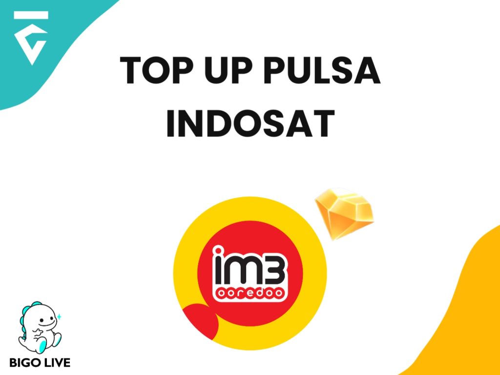 top up diamond Bigo via pulsa Indosat